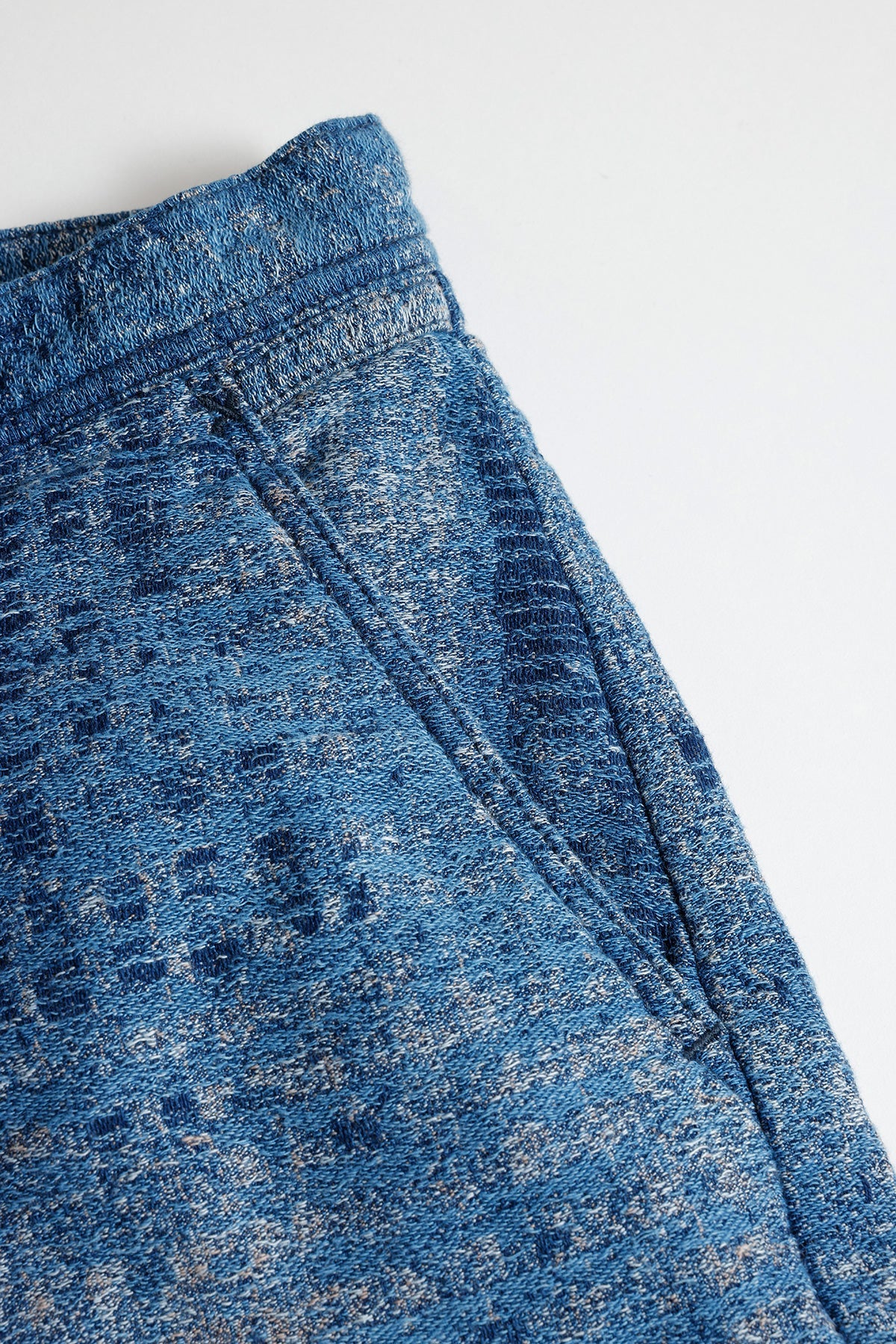 BORO JAQUARD WIDE PANTS 3YR WASH