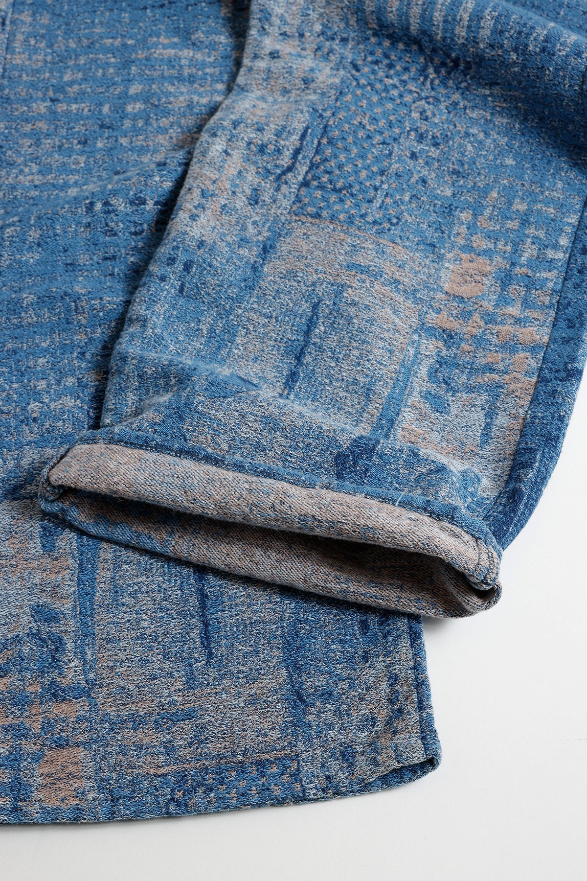 BORO JAQUARD WIDE PANTS 3YR WASH