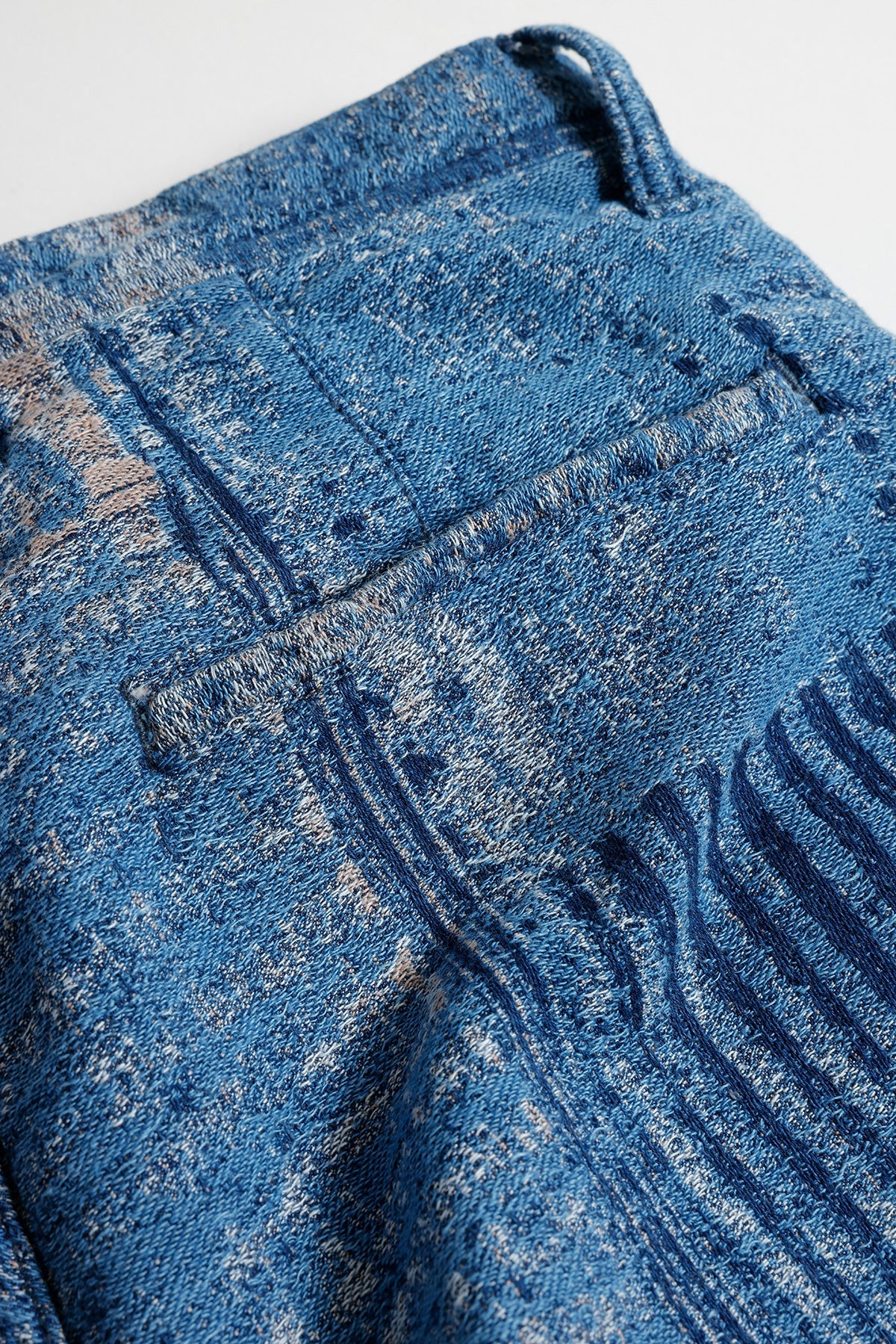 BORO JAQUARD WIDE PANTS 3YR WASH