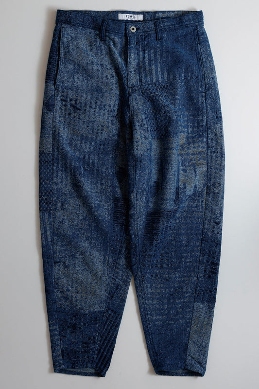 BORO JAQUARD BONTAN PANTS RINSE