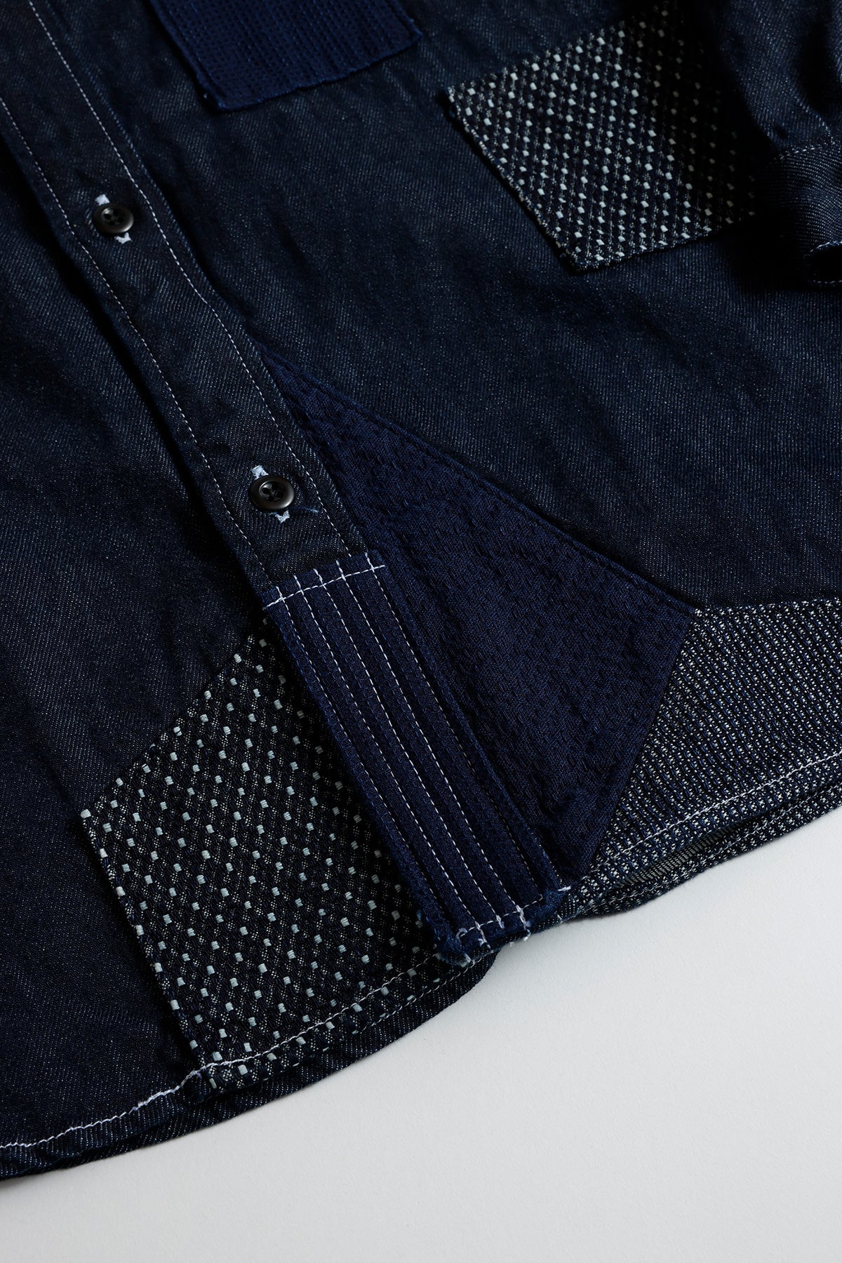 PATCH DENIM SHIRT RINSE
