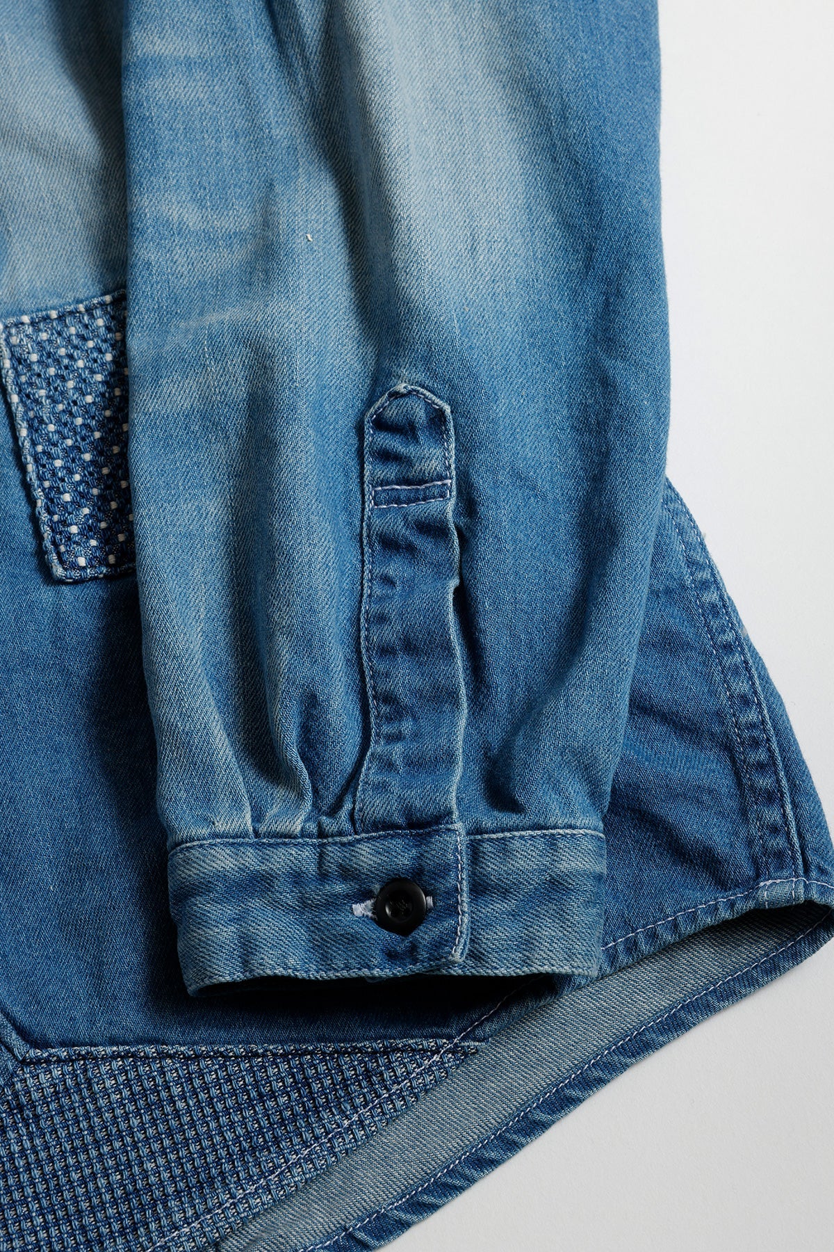 PATCH DENIM SHIRT 5YR WASH