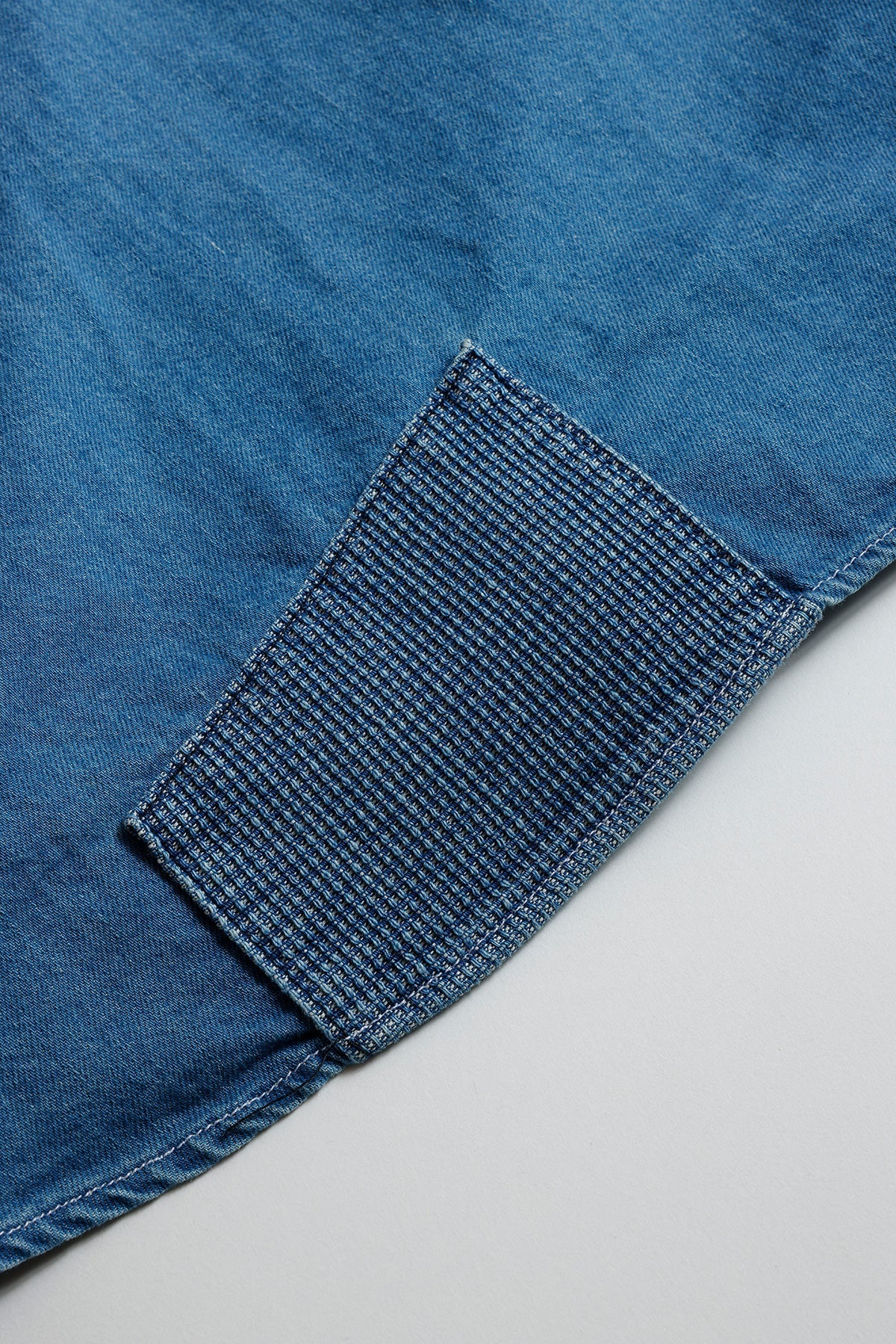 PATCH DENIM SHIRT 5YR WASH