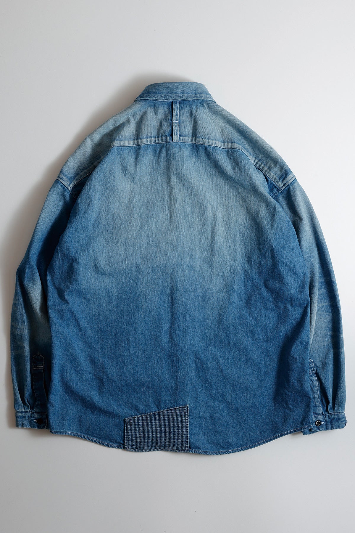 PATCH DENIM SHIRT 5YR WASH