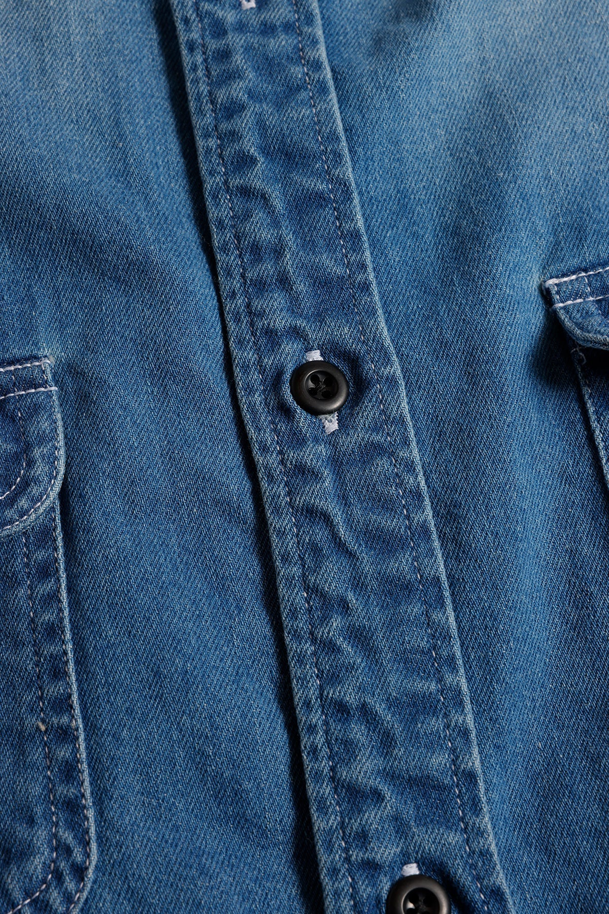PATCH DENIM SHIRT 5YR WASH