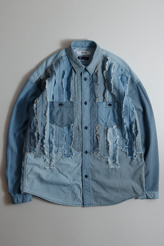 OBI STRIPE SHIRT 3YR WASH