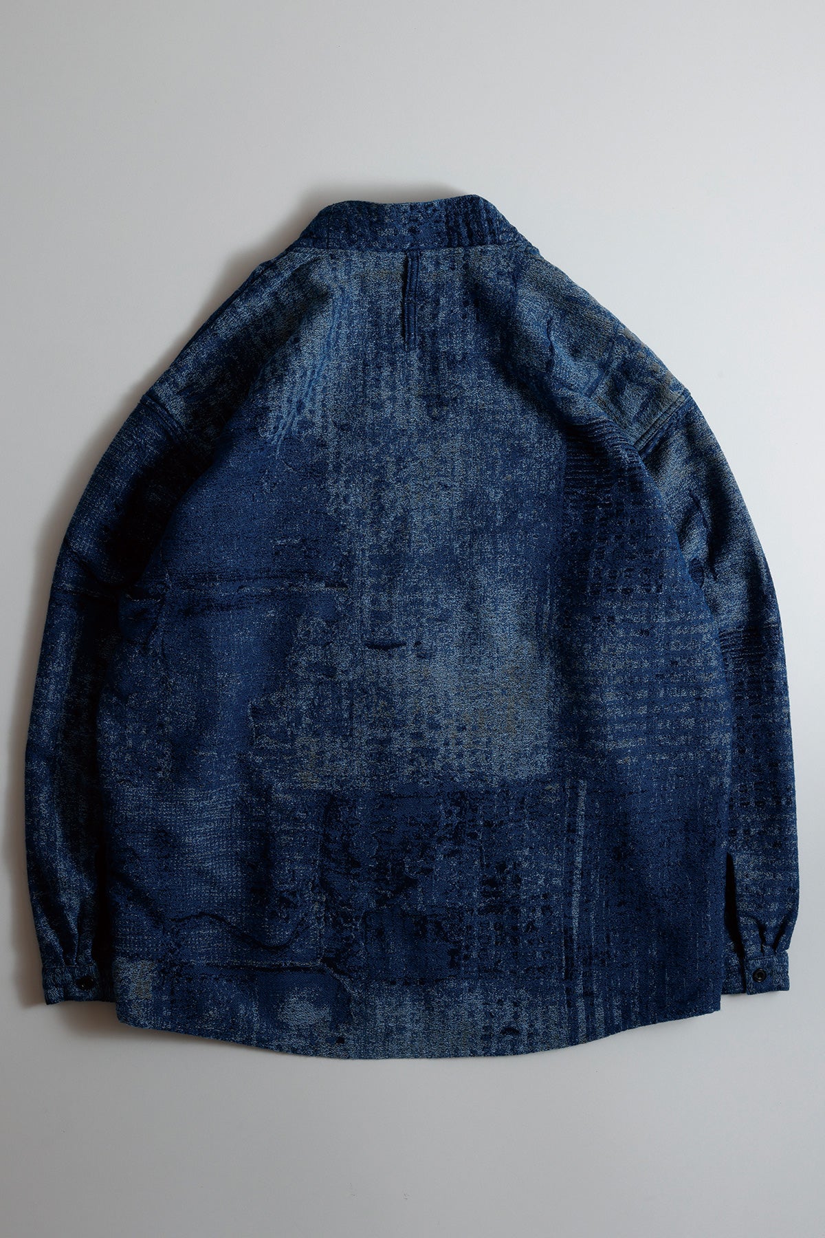 BORO JAQUARD HAORI SHIRT RINSE