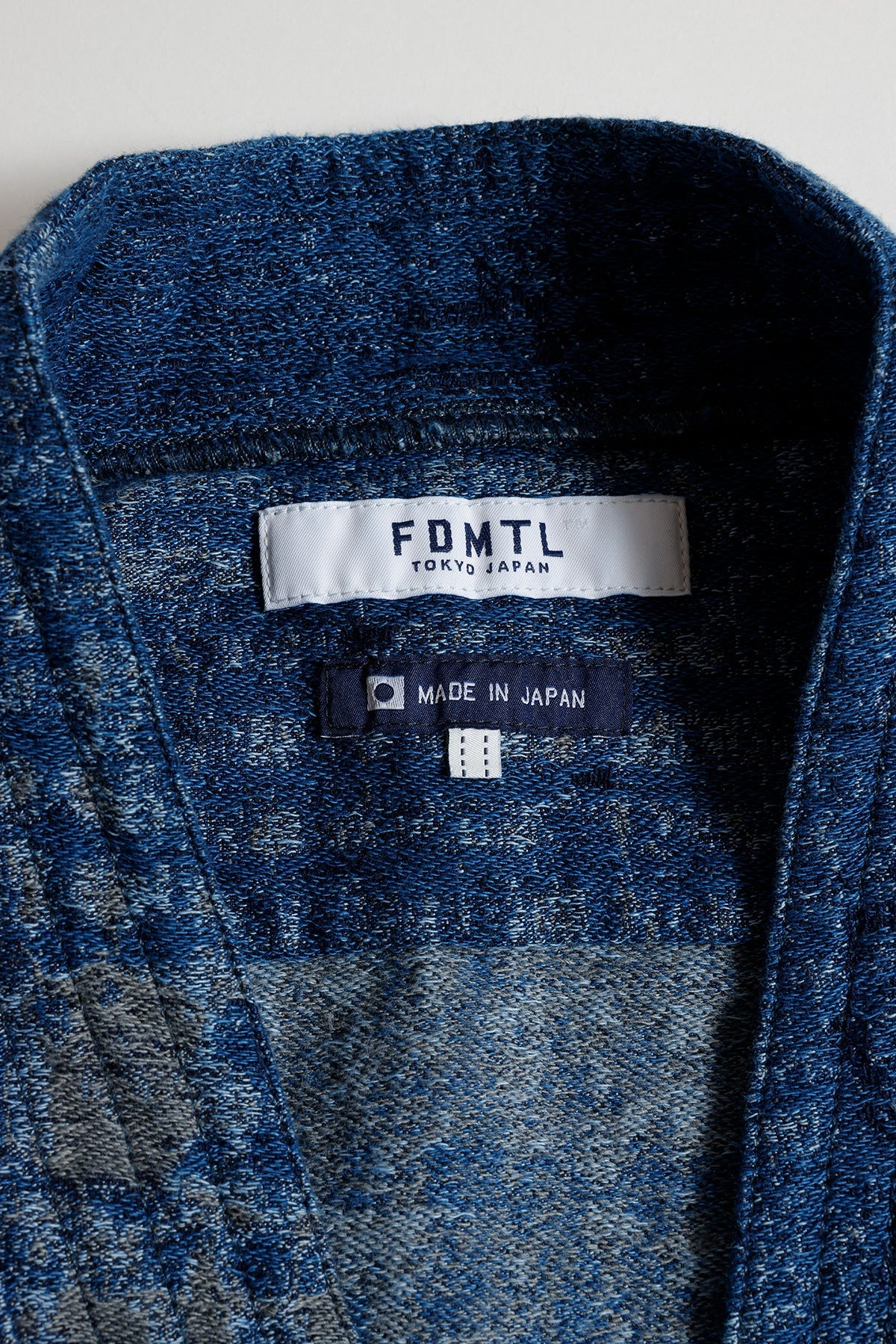 BORO JAQUARD HAORI SHIRT RINSE