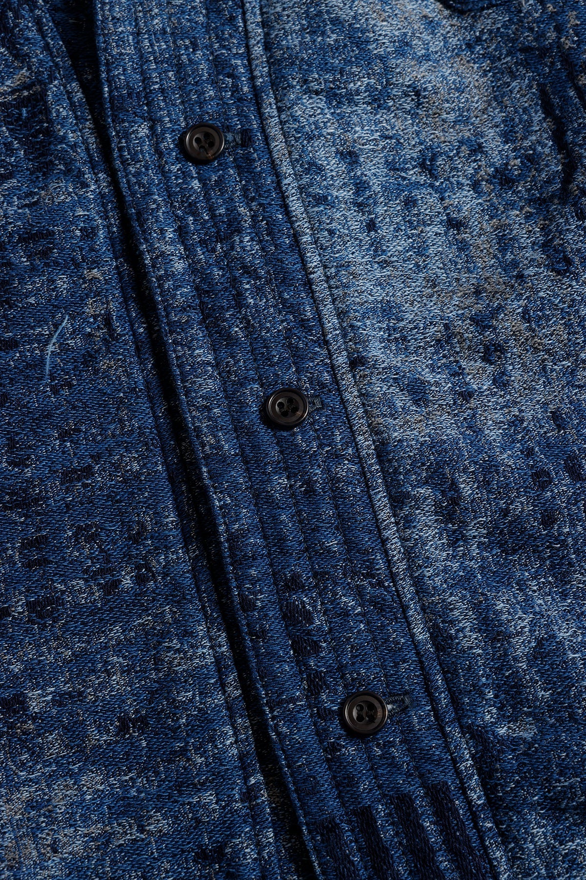 BORO JAQUARD HAORI SHIRT RINSE