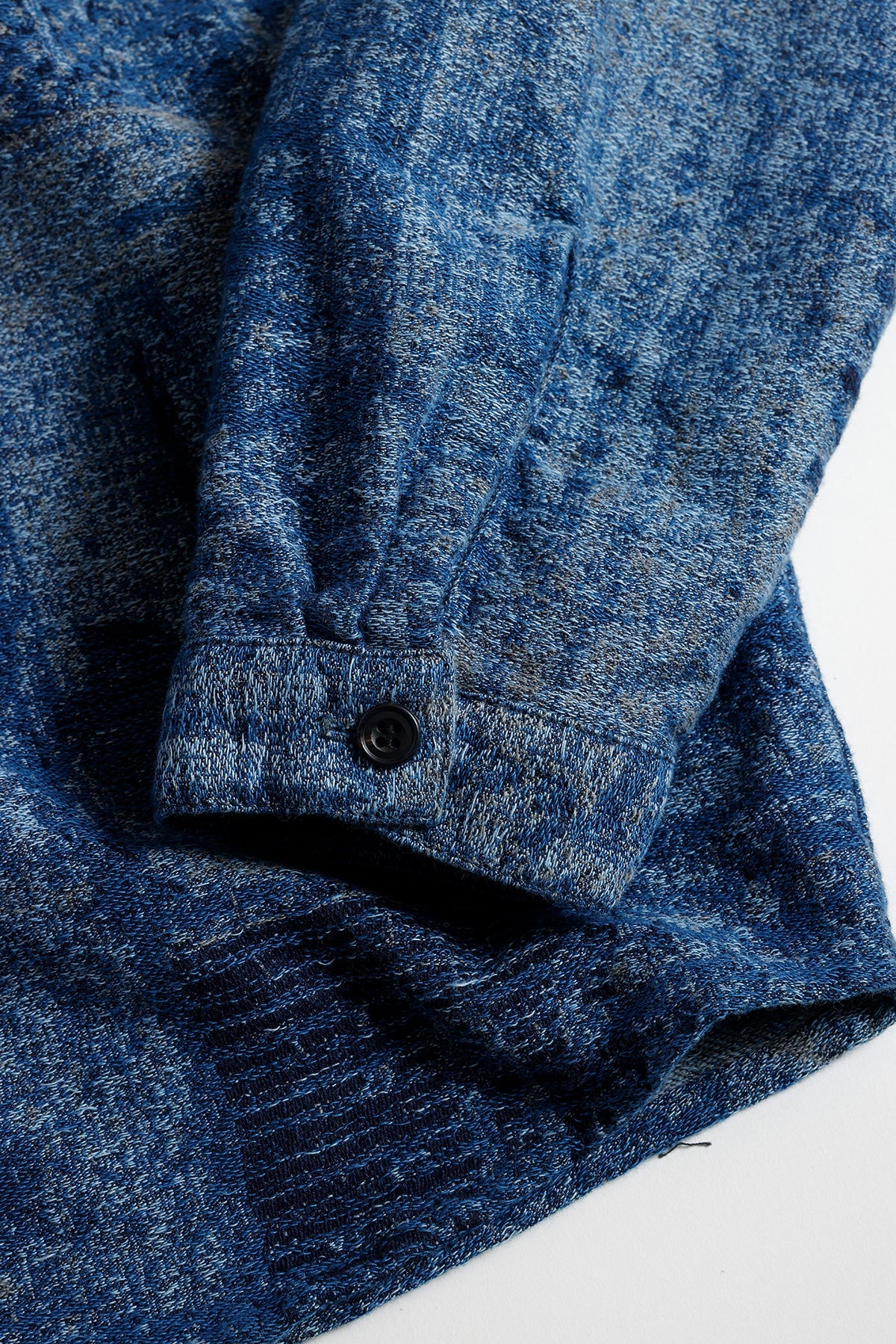BORO JAQUARD HAORI SHIRT RINSE