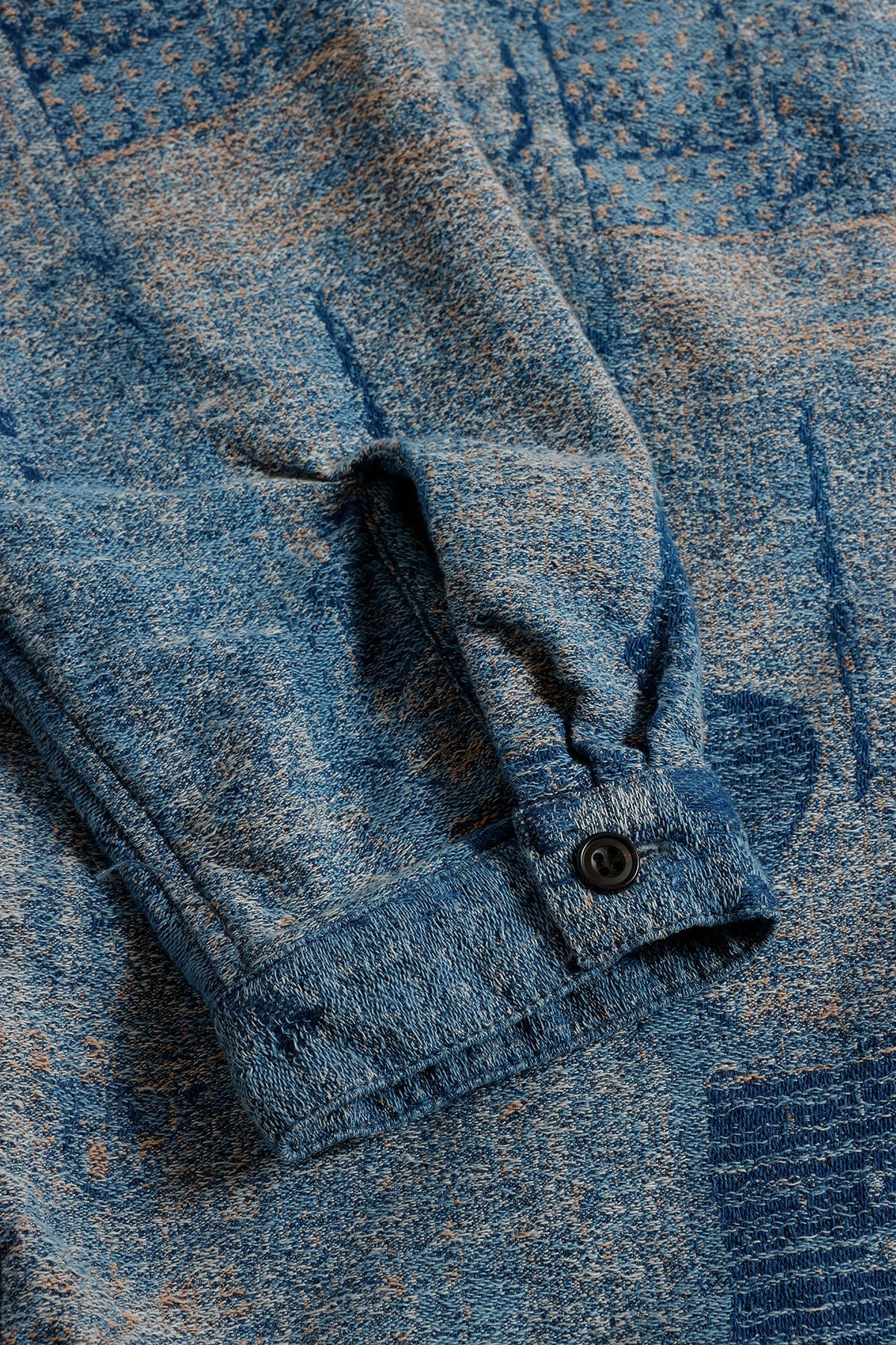 BORO JAQUARD HAORI SHIRT 3YR WASH