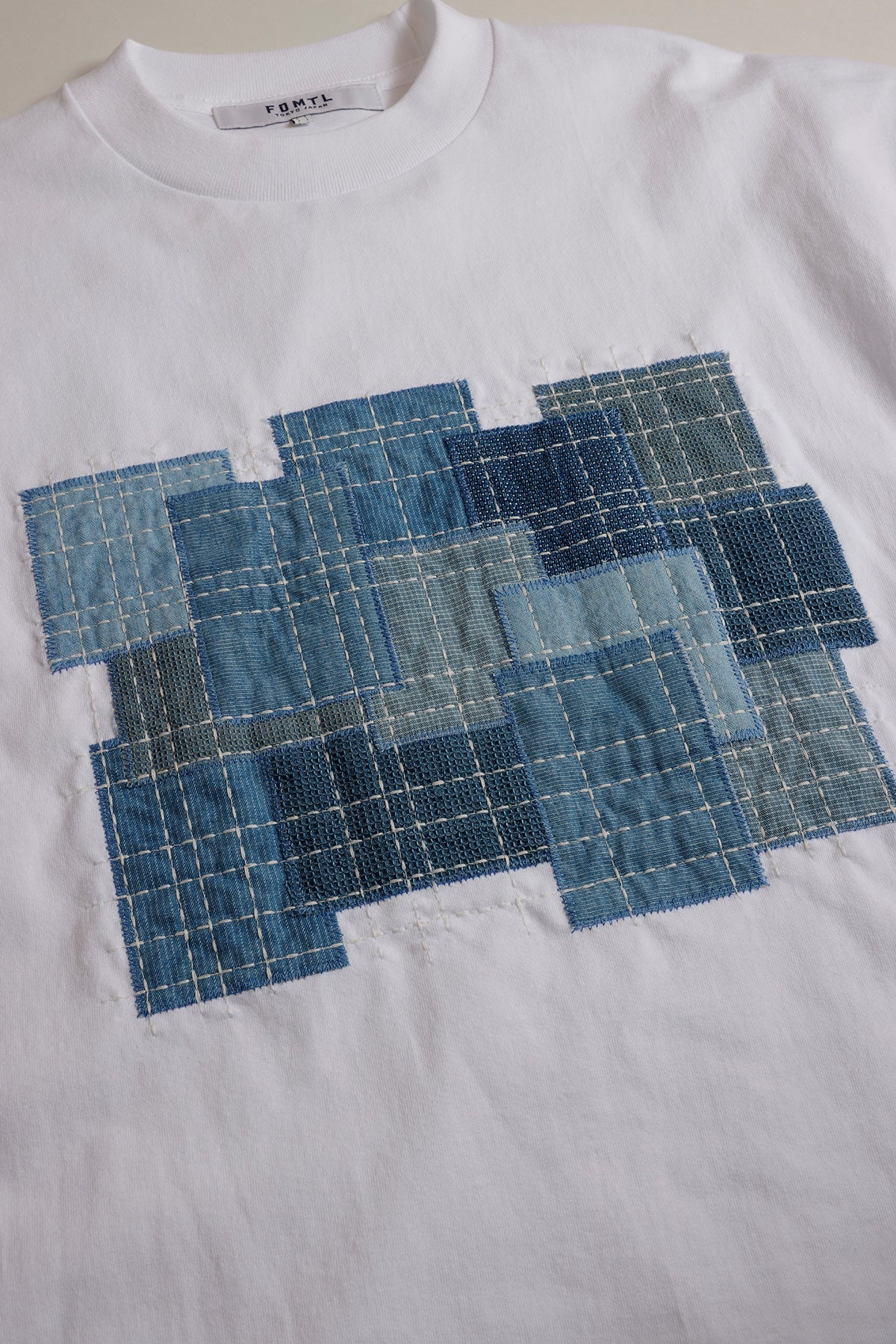 BORO EMBROIDERED TEE
