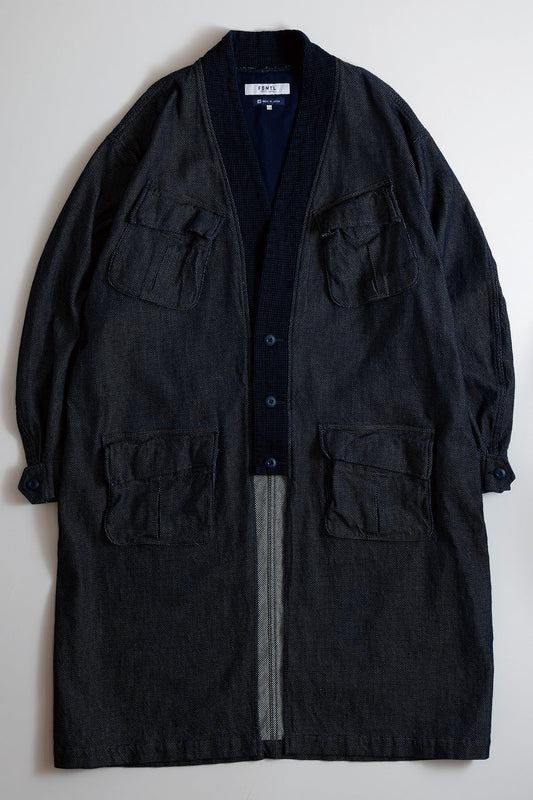 HAORI JUNGLE LONG JACKET RINSE