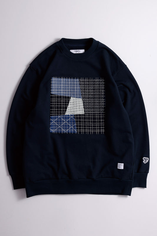 PATCHWORK SWEAT SHIRT