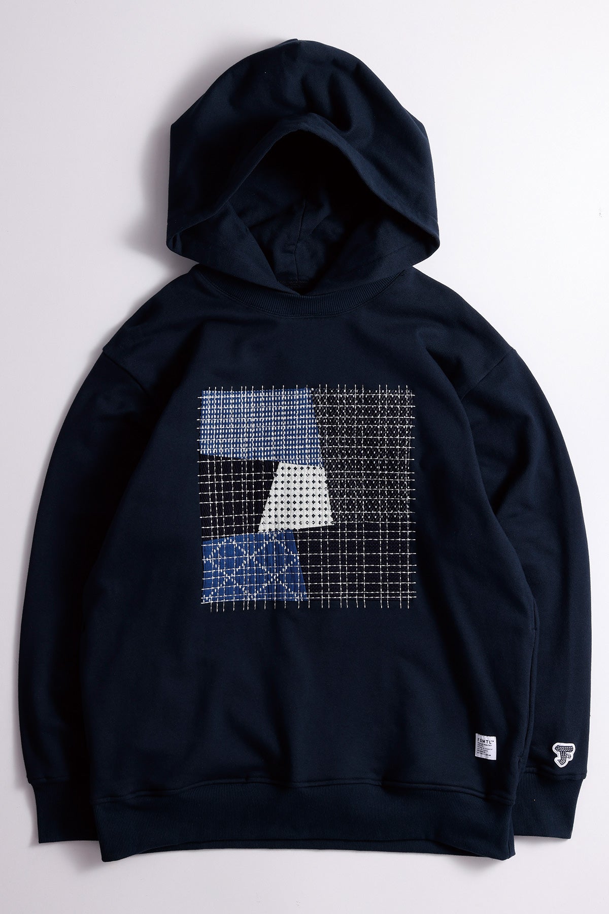 PATCHWORK SWEAT PARKA