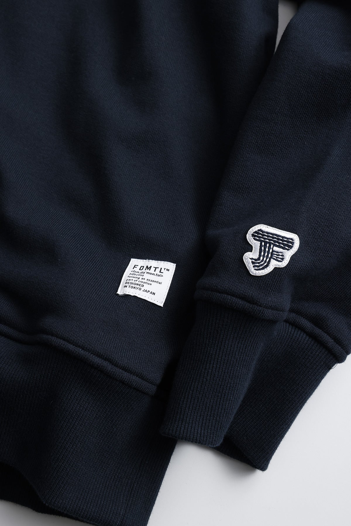 PATCHWORK SWEAT PARKA