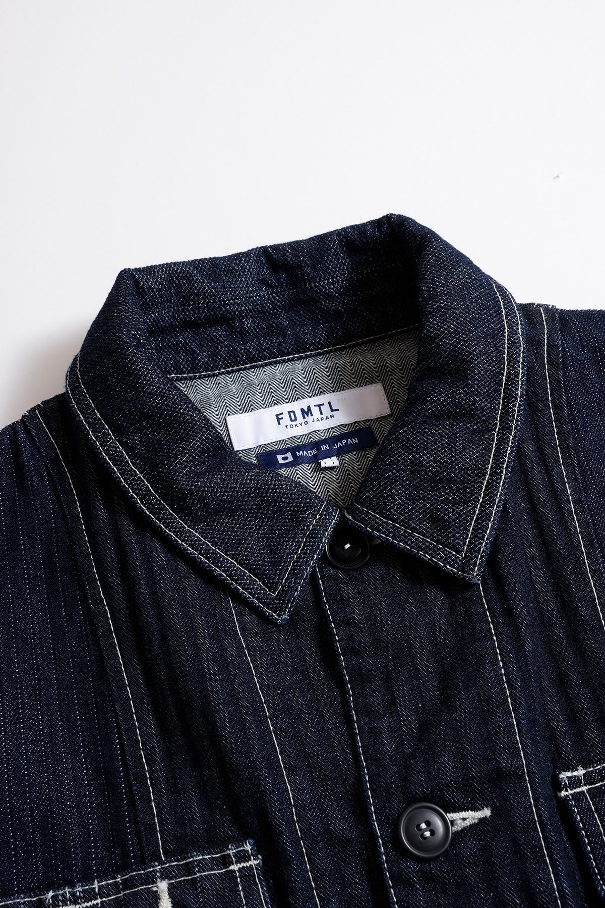 PACHWORK COVERALL JACKET RINSE