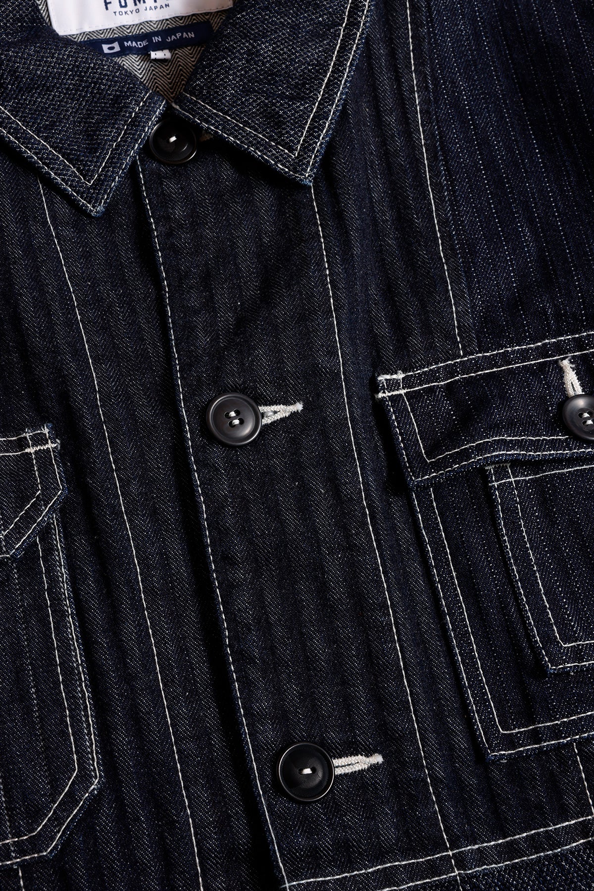 PACHWORK COVERALL JACKET RINSE