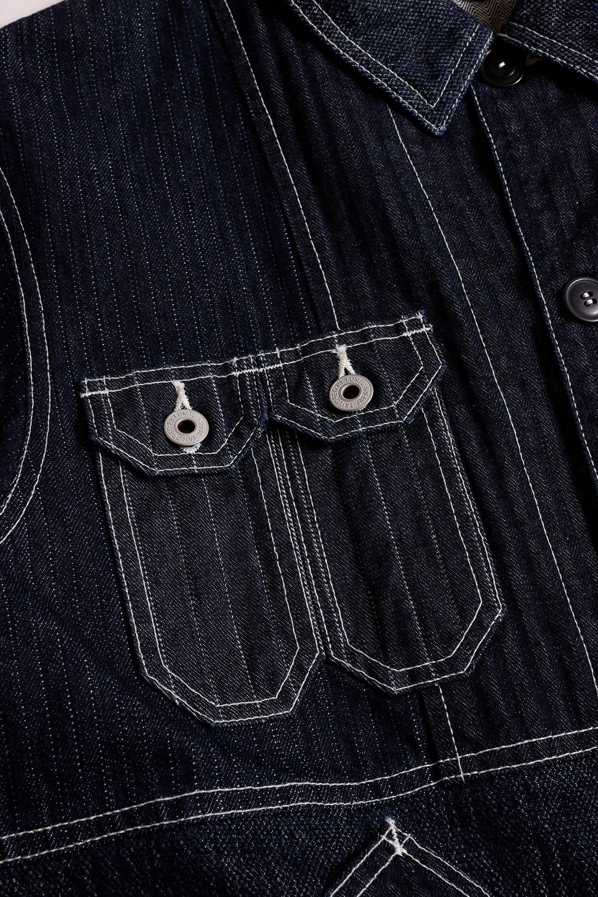 PACHWORK COVERALL JACKET RINSE