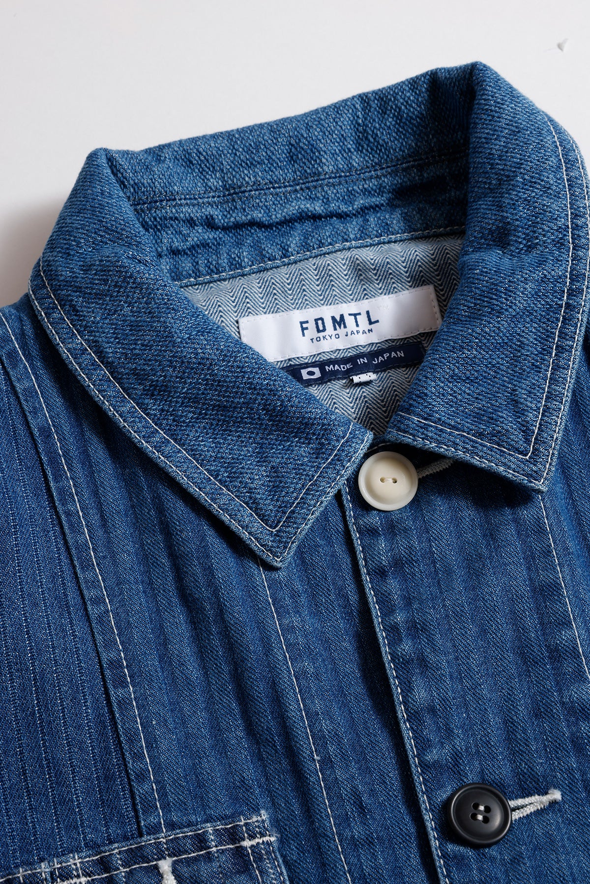 PATCHWORK COVERALL JACKET 3YR WASH – FDMTL