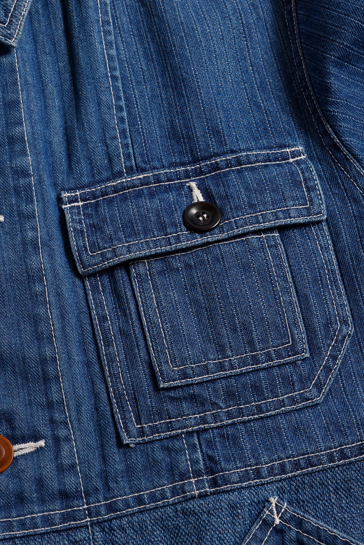 PATCHWORK COVERALL JACKET 3YR WASH – FDMTL