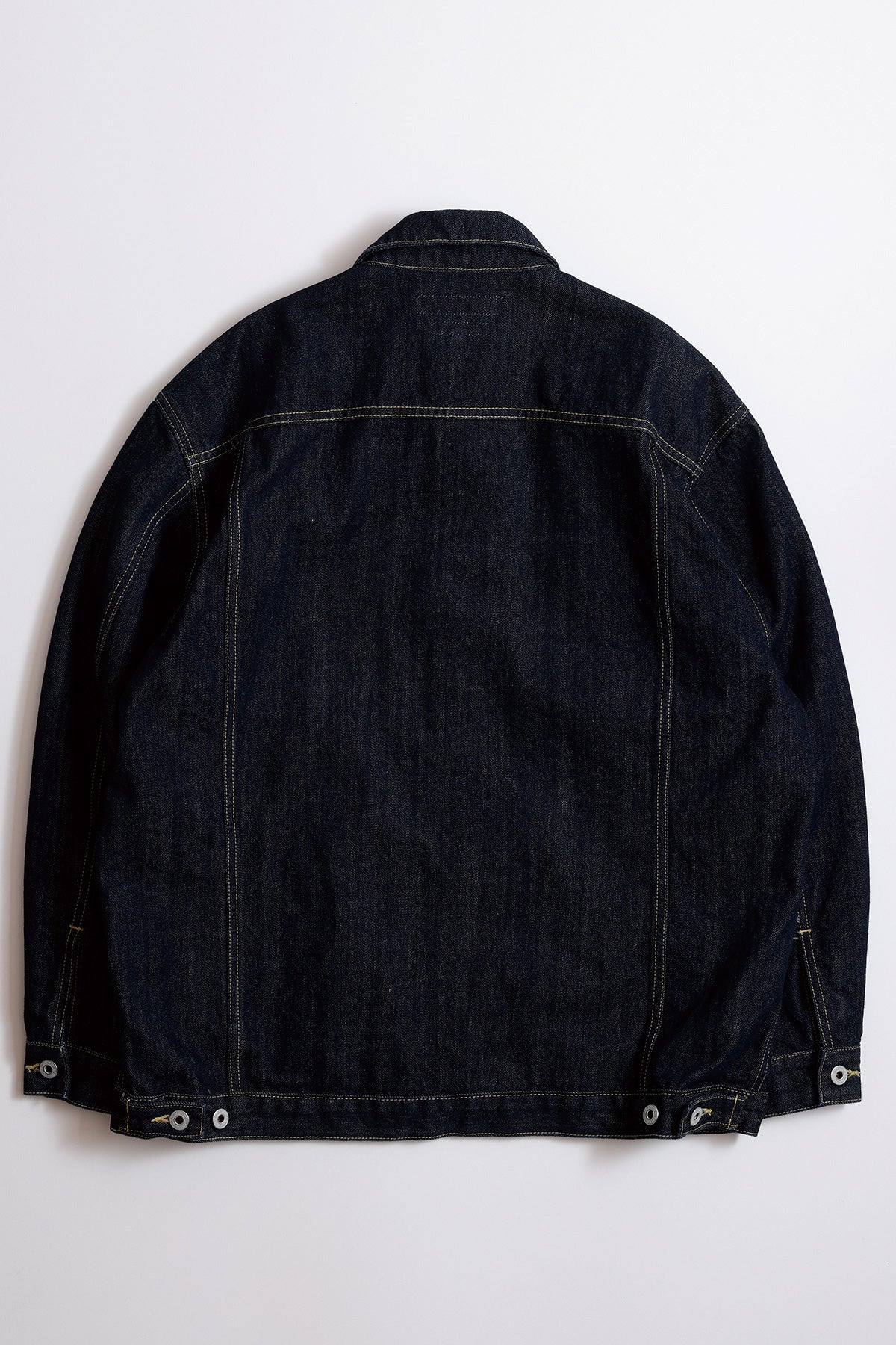 DENIM PLEATS JACKET RINSE – FDMTL
