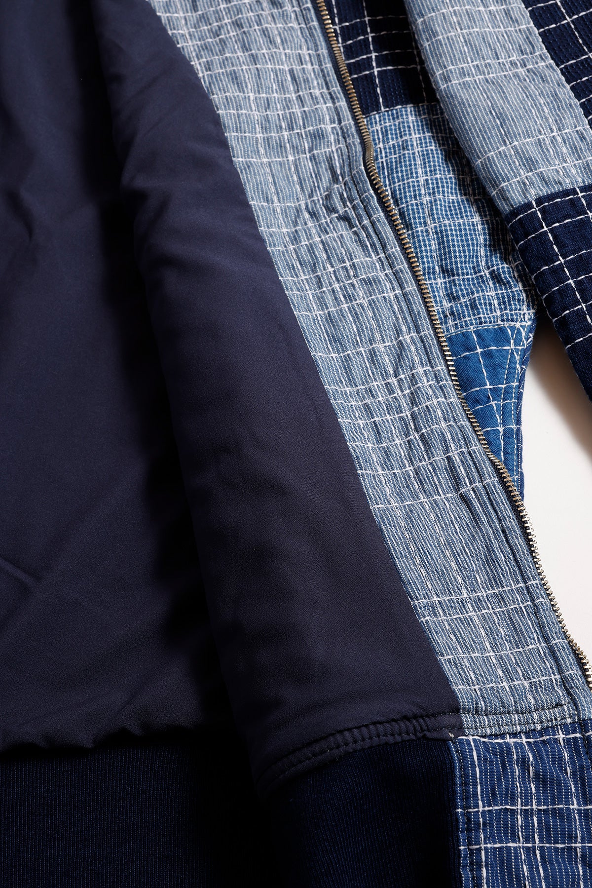 SASHIKO BOMBER JACKET RINSE – FDMTL
