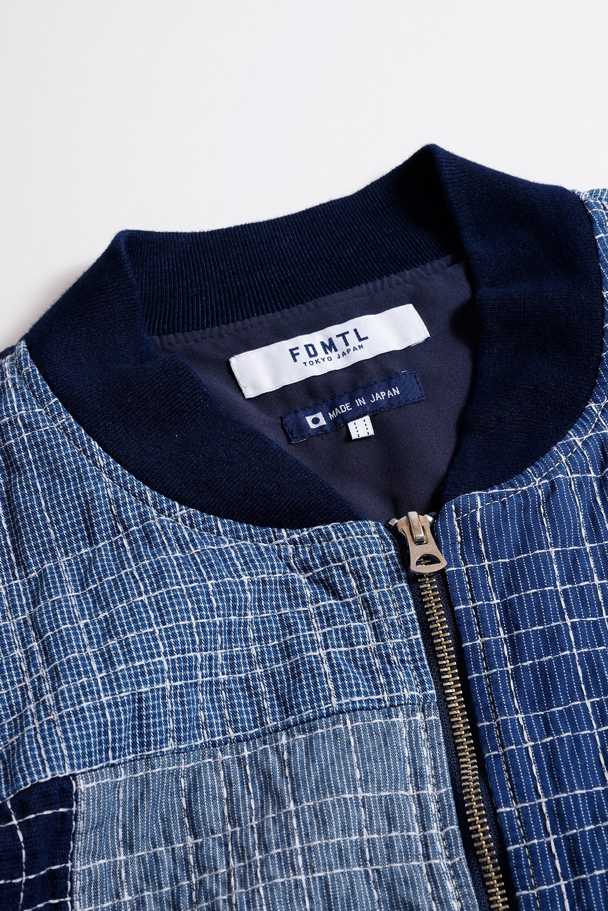 SASHIKO BOMBER JACKET RINSE – FDMTL