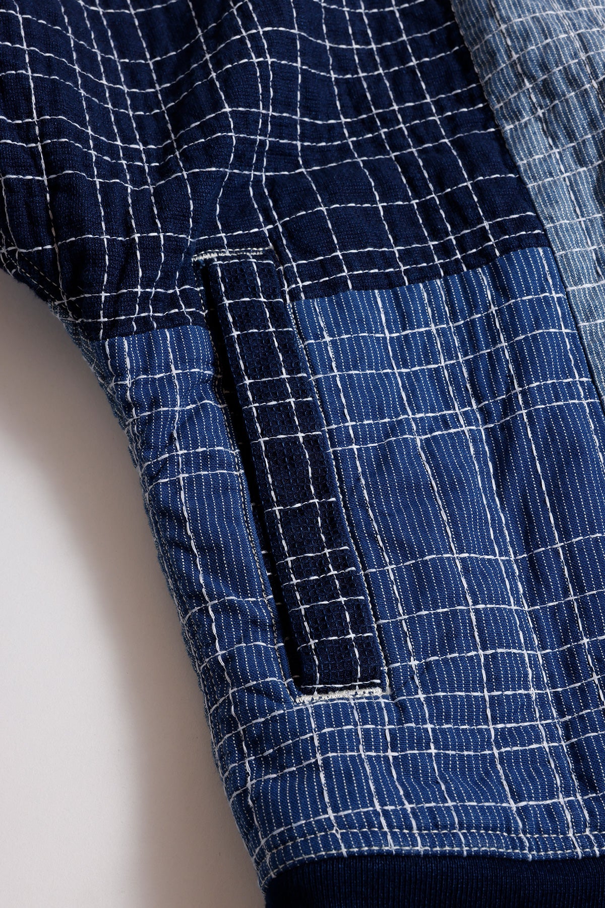 SASHIKO BOMBER JACKET RINSE – FDMTL