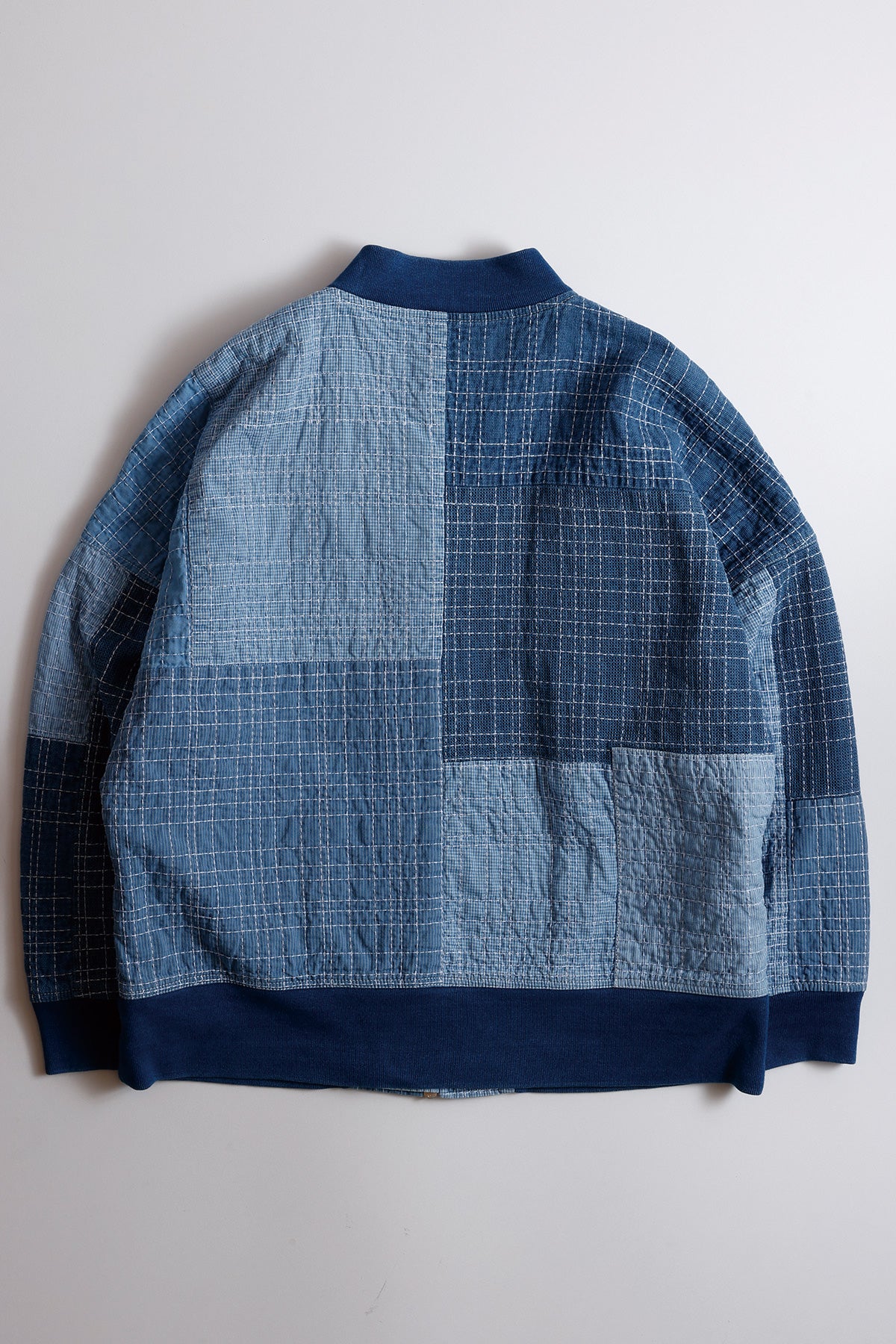 SASHIKO BOMBER JACKET 3YR WASH – FDMTL