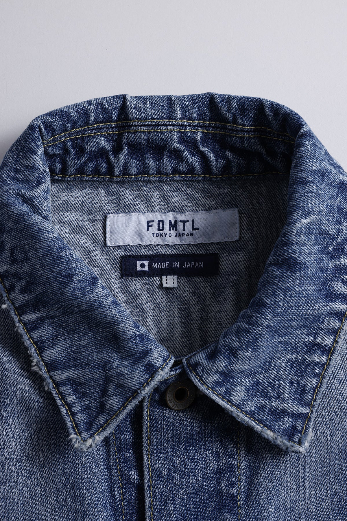 PLEATS DENIM JACKET 10YR WASH