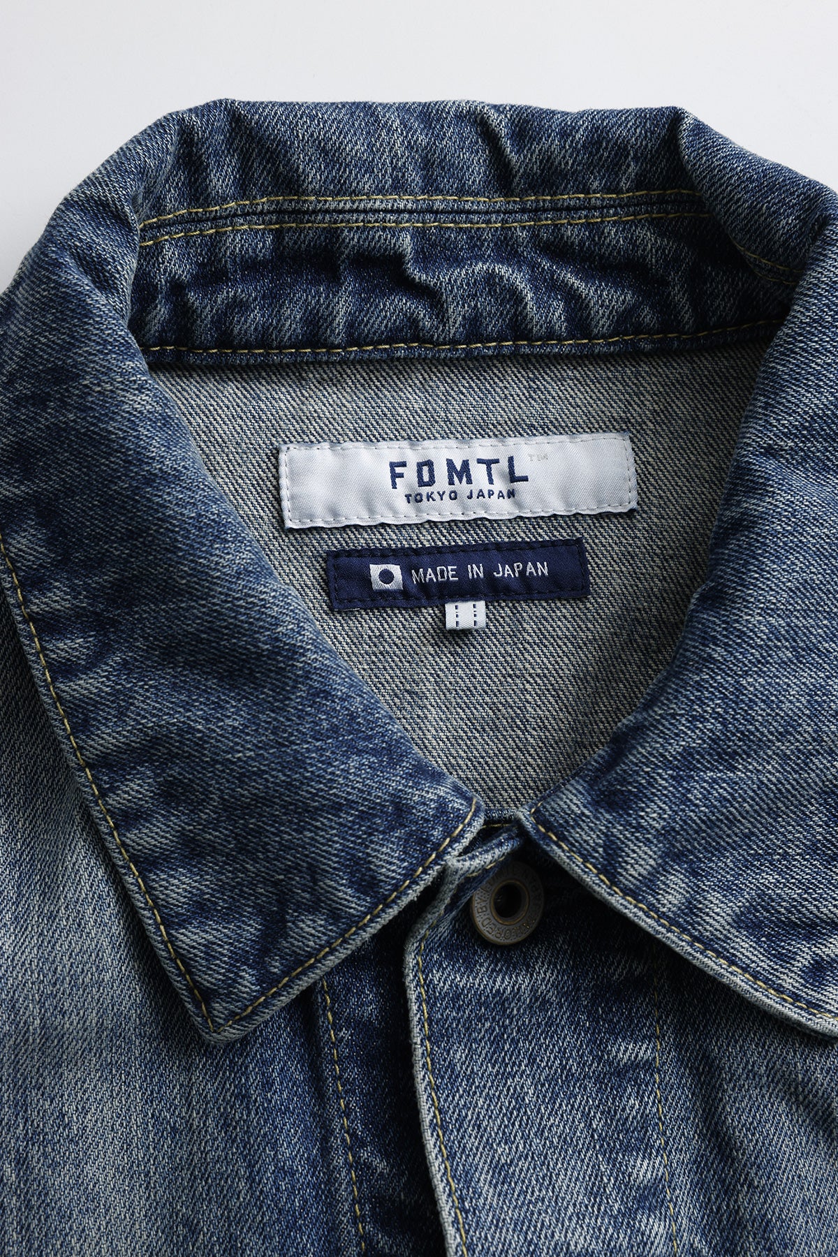 PLEATS DENIM JACKET 3YR WASH