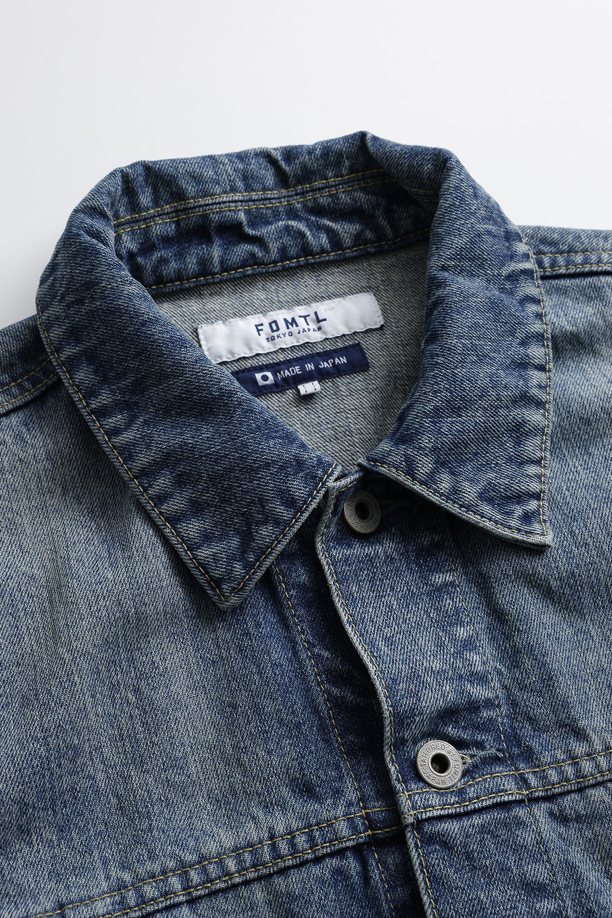 PLEATS DENIM JACKET 3YR WASH