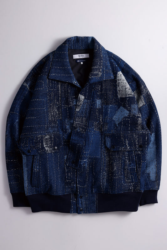 BORO JACQUARD KIMONO JKT RINSE