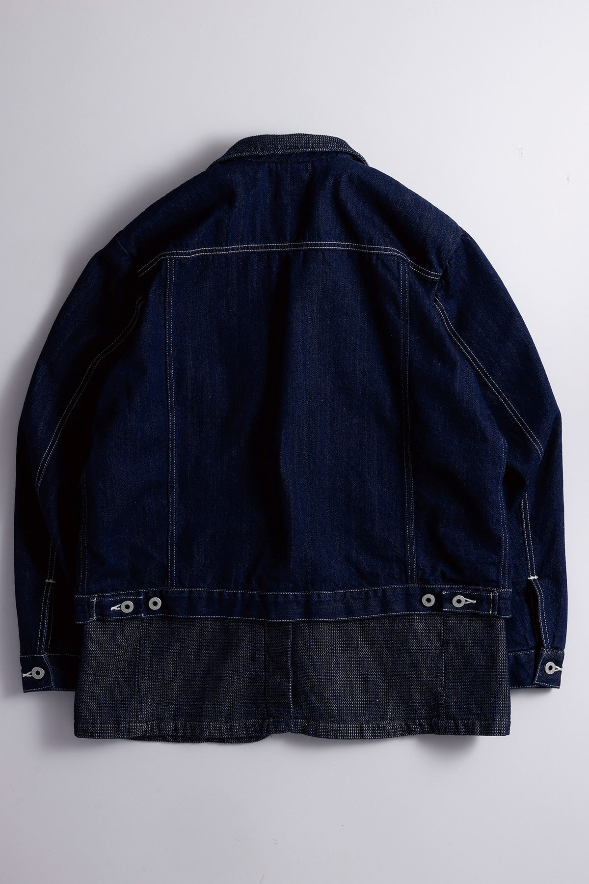 PLEATS LAPEL JACKET RINSE