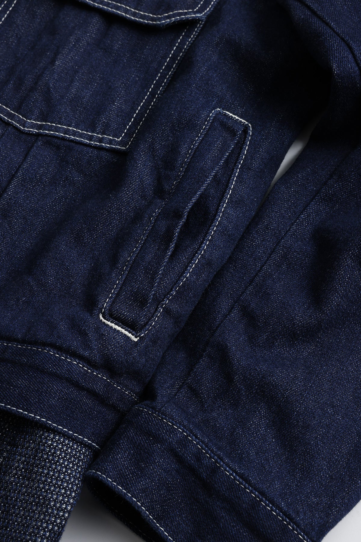 PLEATS LAPEL JACKET RINSE
