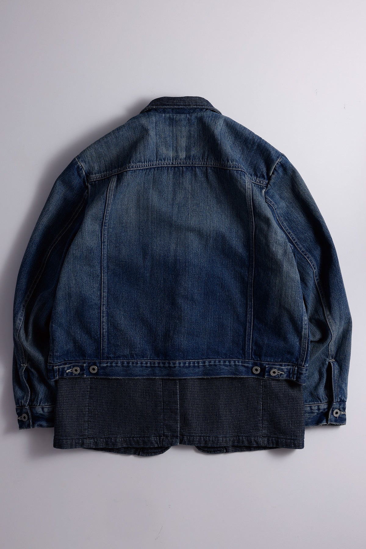 PLEATS LAPEL JACKET 3YR WASH