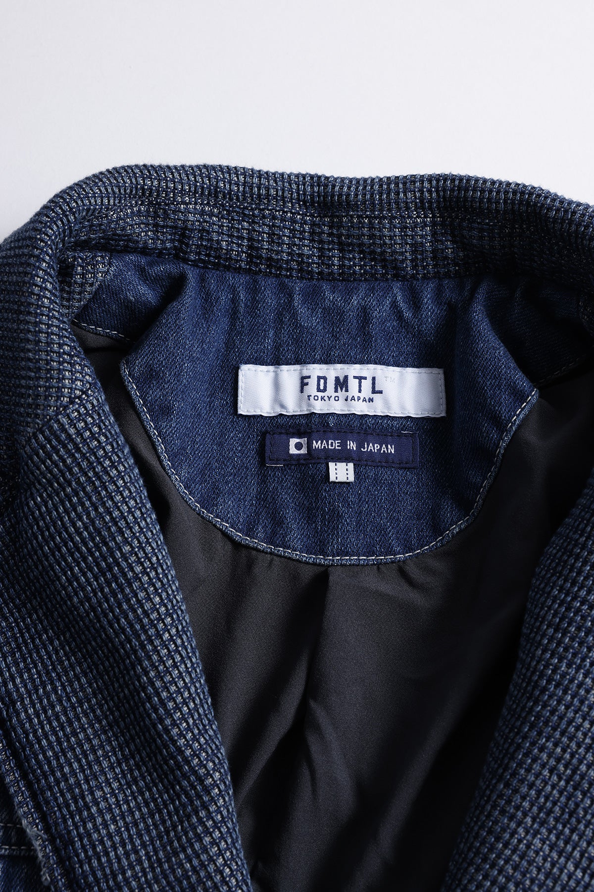 PLEATS LAPEL JACKET 3YR WASH