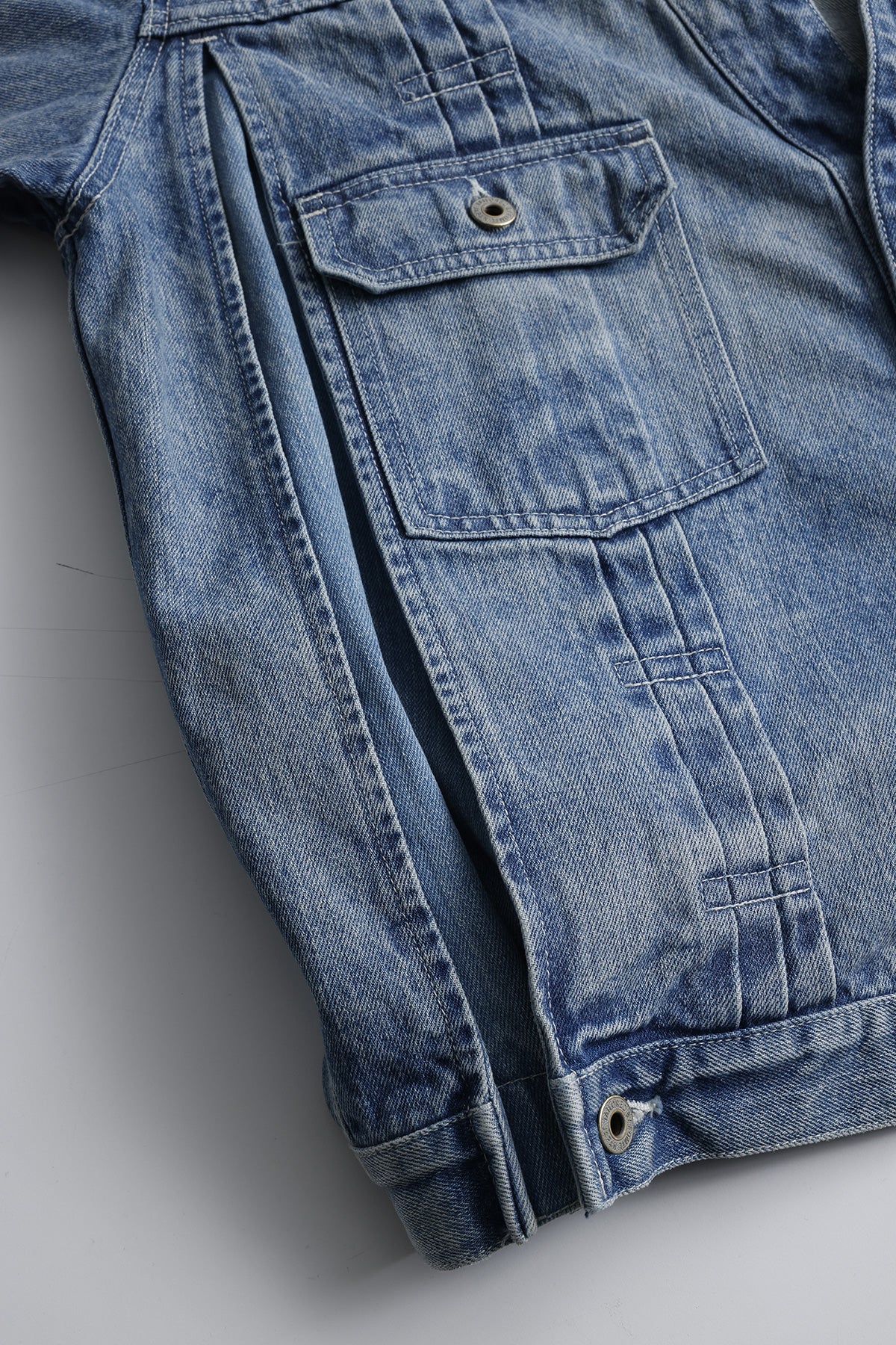 FLARE DENIM JAKCET 3YR WASH