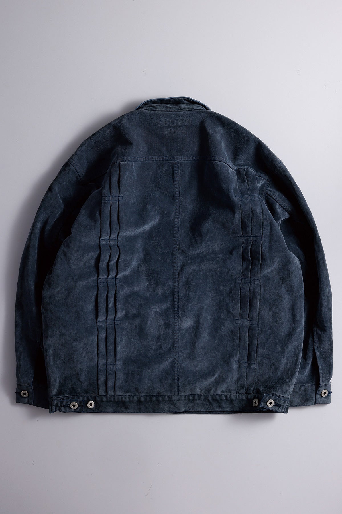 FLOCK LEATHER JACKET 3YR WASH