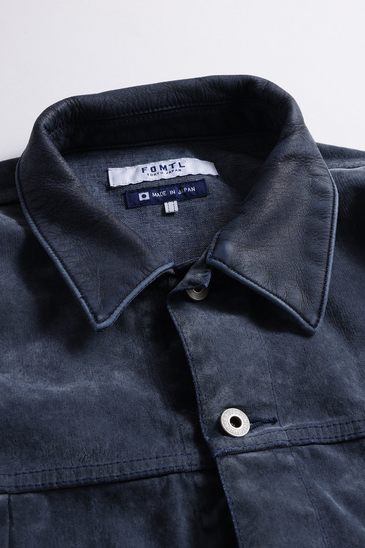 FLOCK LEATHER JACKET 3YR WASH
