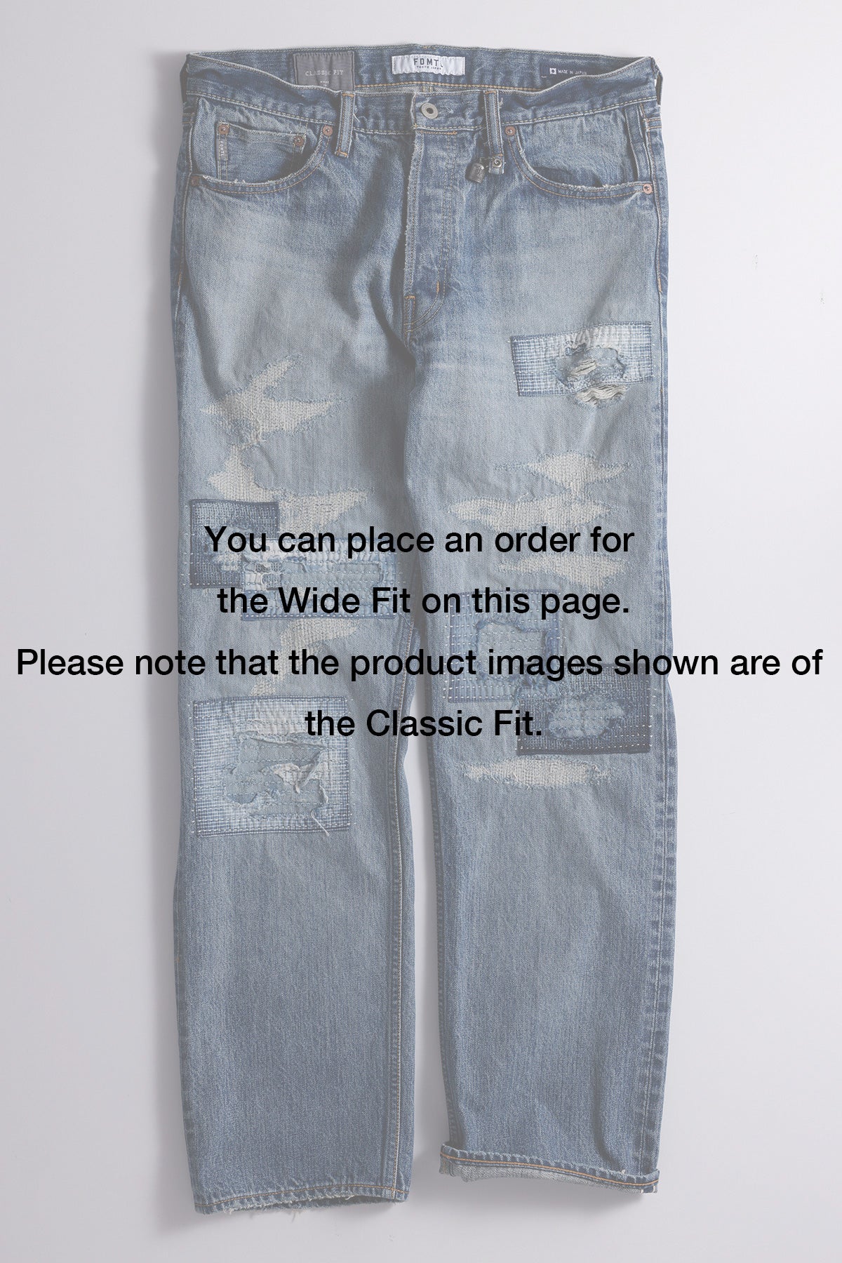WIDE FIT DENIM CS140