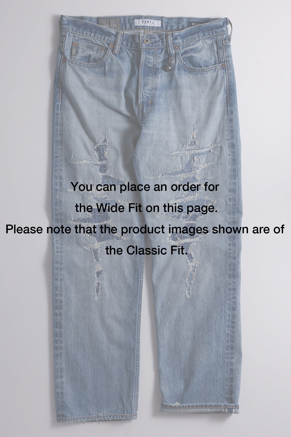 WIDE FIT DENIM CS142