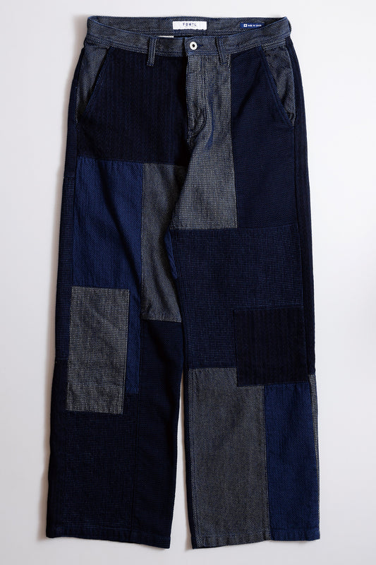 PATCHWORK PANTS RINSE