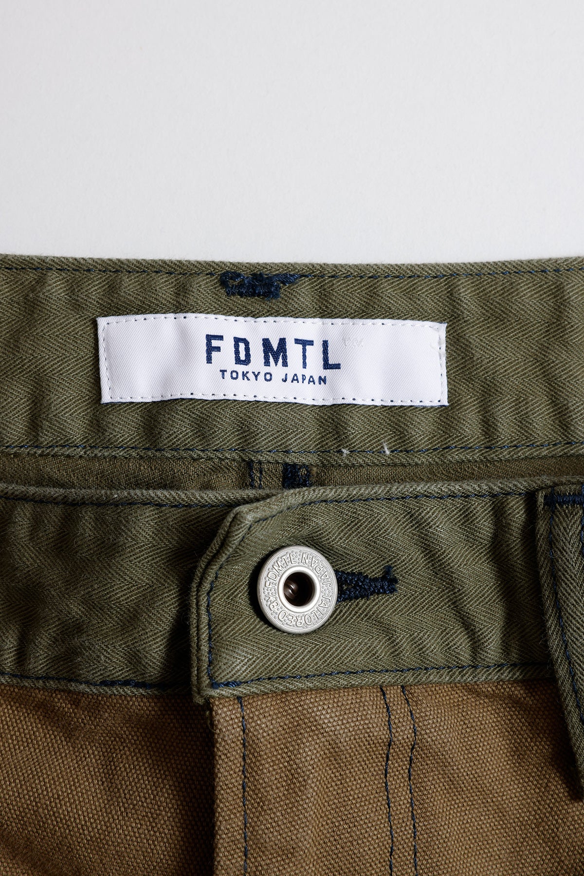 PATCHWORK DOUBLE KNEE PANTS RINSE