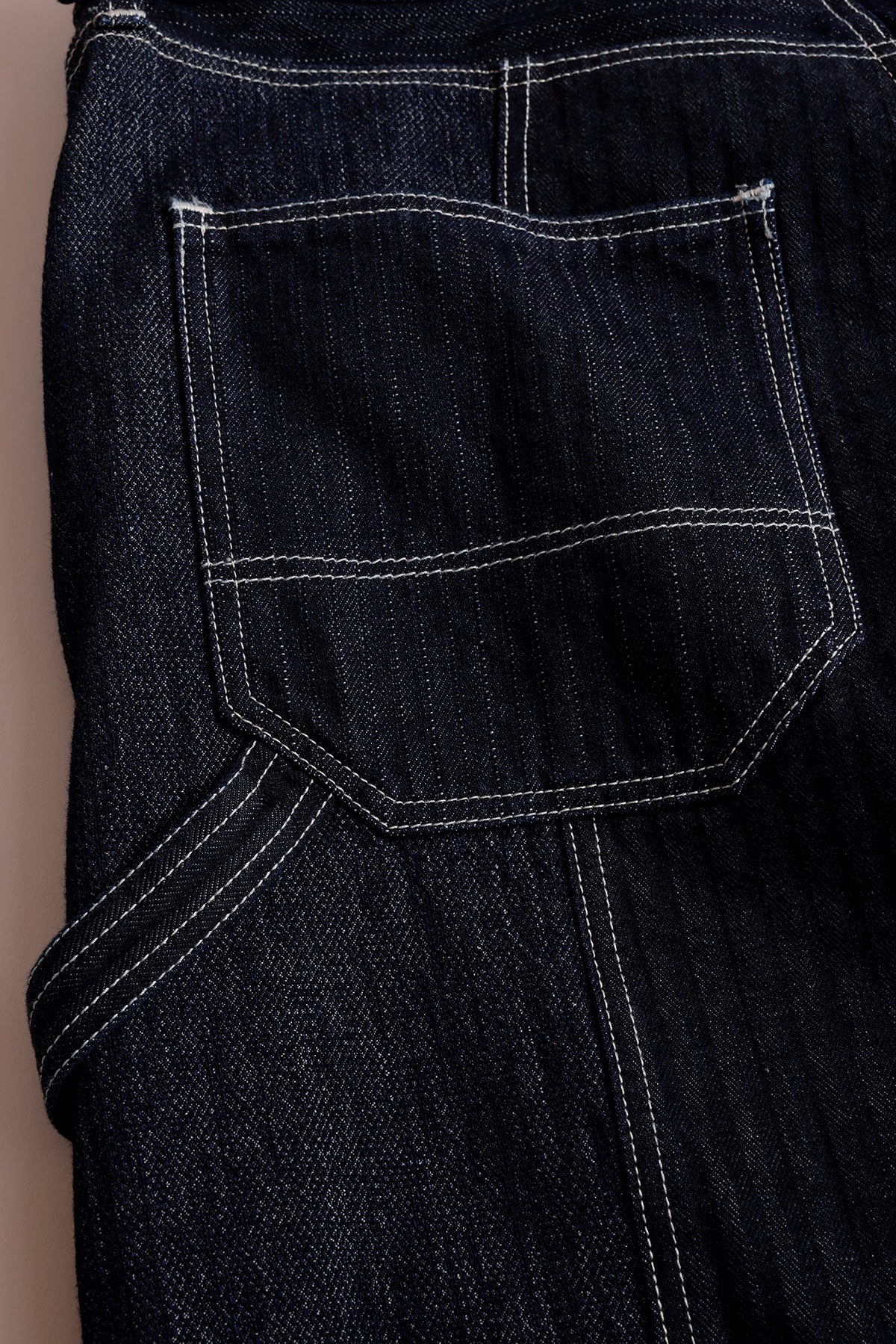 PATCHWORK DOUBLE KNEE PANTS RINSE