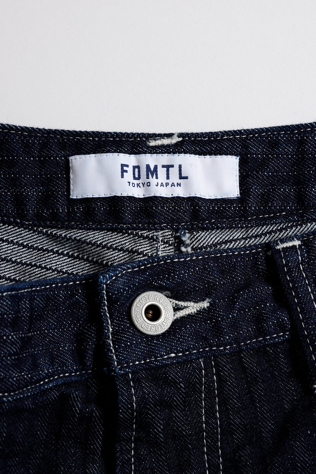 PATCHWORK DOUBLE KNEE PANTS RINSE