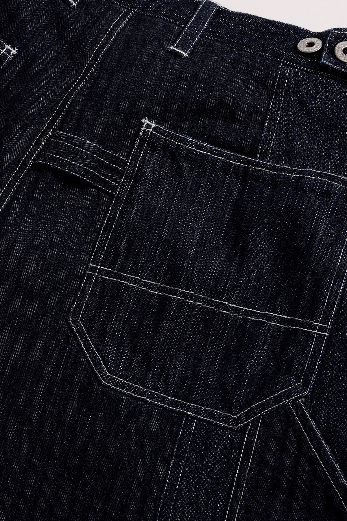 PATCHWORK DOUBLE KNEE SHORTS RINSE