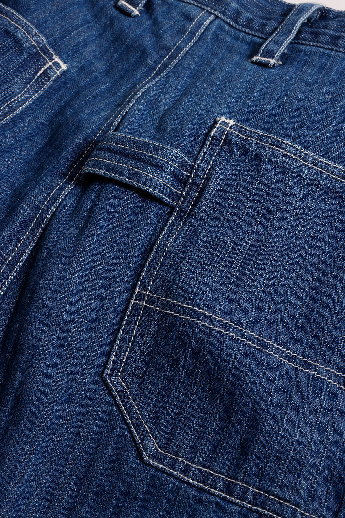 PATCHWORK DOUBLE KNEE SHORTS 3YR WASH