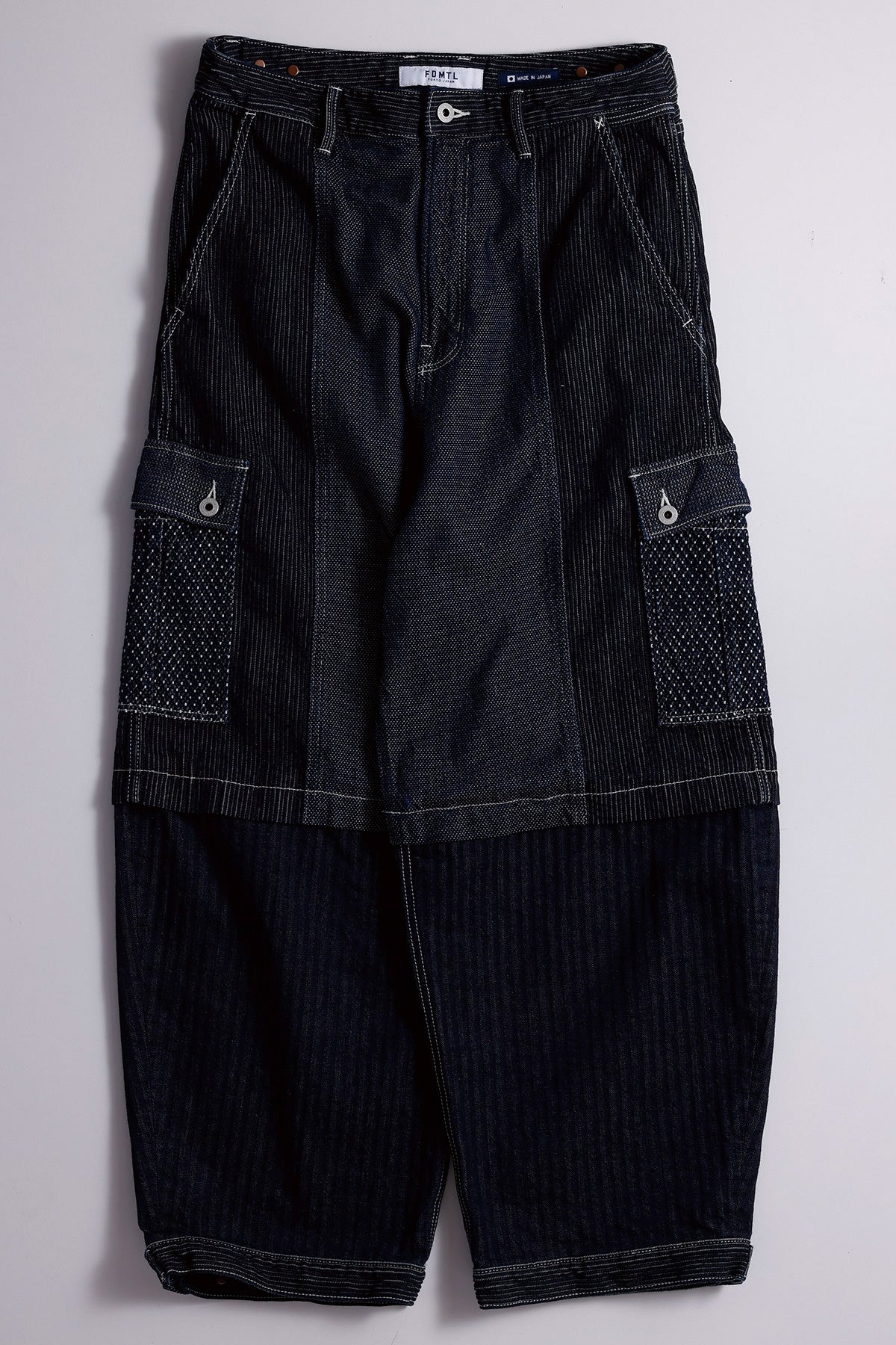 FRONT POCKET WIDE PANTS RINSE